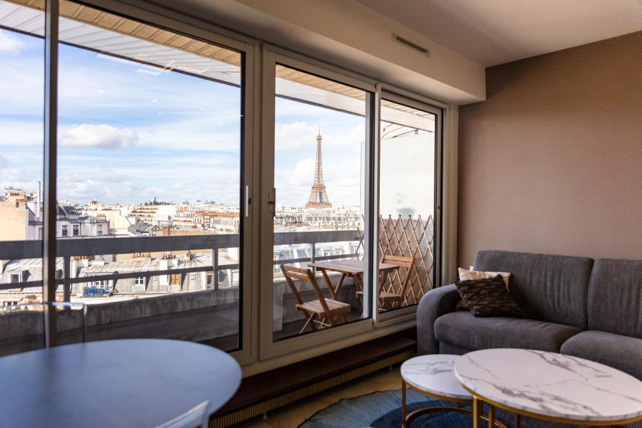 Appartement Vue Tour Eiffel Париж Екстер'єр фото